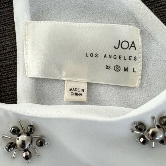 J.O.A. Embellished Cami Top in Cream - Picture 10 of 11